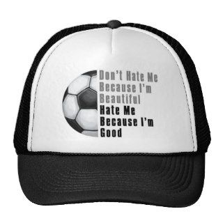 Im Beautiful Im Good Soccer Ball Hats