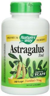 Nature's Way Astragalus Root, 470 mg, 180 Vcaps Health & Personal Care