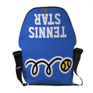 Custom messenger bag for tennis players