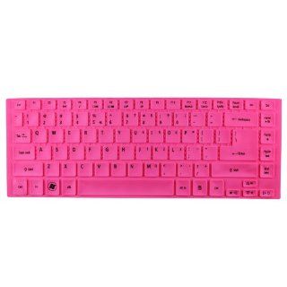 Acer Aspire 4755G, V3 471G, V5 471G Keyboard Protector Skin Cover US Layout Hot Pink + Free Wristband from CasesBuy Computers & Accessories