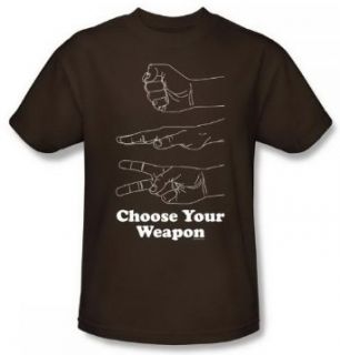 Choose Your Weapon Coffee Adult Shirt GSA486 AT Fashion T Shirts Clothing