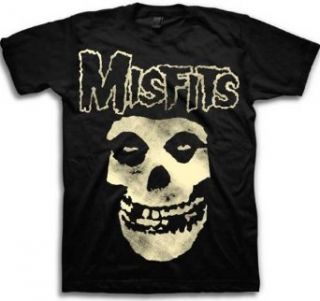 Misfits Skull Men's Black T shirt Movie And Tv Fan T Shirts Clothing