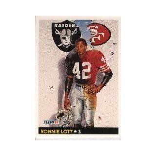 1992 Fleer #472 Ronnie Lott  Sports Related Trading Cards  Sports & Outdoors