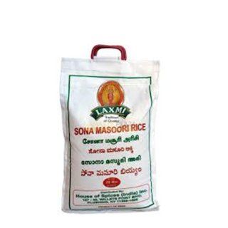 Laxmi Sona Masoori Rice 20lb  White Rice Produce  Grocery & Gourmet Food