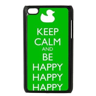 Keep Calm and Be Happy Happy Happy iPod Touch 4th Generation/4th Gen/4G/4 Case Cell Phones & Accessories
