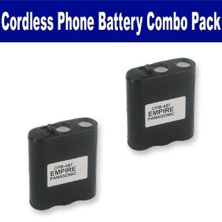 Empire CPB 487 Cordless Phone Battery Combo Pack includes 2 x EM CPB 487 Batteries Electronics