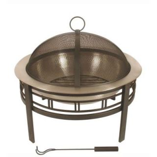 Round Stainless Steel Fire Pit DS 11543