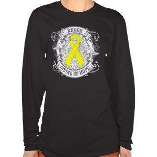 Spina Bifida Never Giving Up Hope Tees