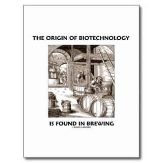 The Origin Of Biotechnology Is Found In Brewing Postcards