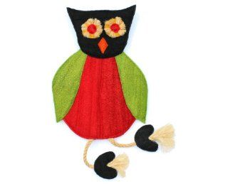 Eco Loofah Original Play and Scratch Station Pet Toy, Owl Design  Pet Squeak Toys 