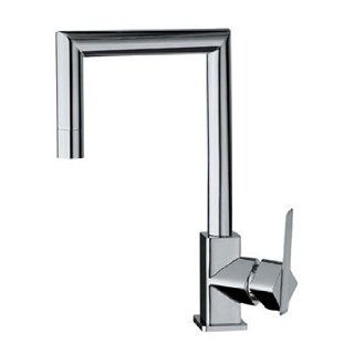 LaTorre 16713PN Polished Nickel Kitchen Fixtures Single Hole Kitchen Faucet With High Spout   Kitchen Sink Faucets  