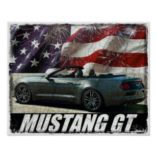 2015 Mustang GT Convertible Posters
