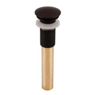 ECOSINKS Soft Touch Pop Up Bath Drain with No Overflow in Oil Rubbed Bronze P15 OB