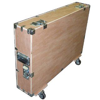 Crate Style Bare Boards 37"  42" Plasma LCD LED 1/2" Plywood Case Kit w/Wheels   Unfinished Inside & Out Musical Instruments