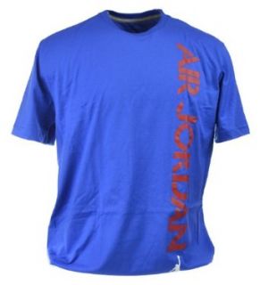 Jordan AJ Stencil Men's T Shirt Royal Blue/Red 519635 475 3X Clothing