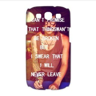 Cheap Sleeping with Sirens Quotes Lyrics Personalized Design Samsung Galaxy S3 i9300 3D Case Cover Cell Phones & Accessories