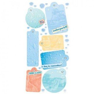 Water Journaling Tags Cardstock Sticker Sheet