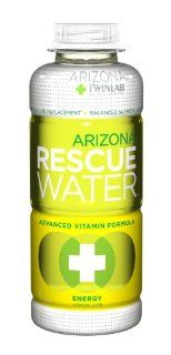 Arizona Lemon Rescue Water, 20.5 Ounce (Pack of 24)  Energy Drinks  Grocery & Gourmet Food