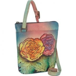 Anuschka Two Sided Zip Travel Organizer (Colorful Carnations) Shoes