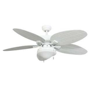 Ecosure Siesta Key Globe White 52 inch Ceiling Fan