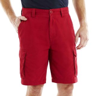 St. Johns Bay Essential Cargo Shorts, Red, Mens
