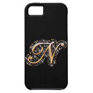 Monogrammed iPhone 5 Vibe Case   Letter N iPhone 5 Covers