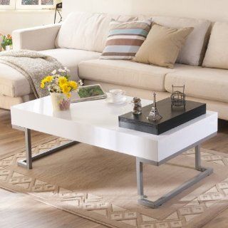 Enitial Lab Contemporary Rectangular Coffee Table   Living Room Furniture Sets