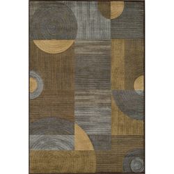 Illusion Power loomed Blue Rug (5'3x7'6) 5x8   6x9 Rugs