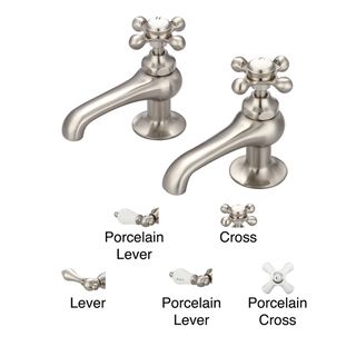 Water Creation F1 0003 02 Vintage Classic Basin Cocks Lavatory Faucet