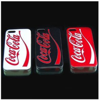 3 PIC of Plastic Hard Case Cover with Letter of Coca Cola for iPhone 5 RED&white&black +MINI Eraser Cell Phones & Accessories