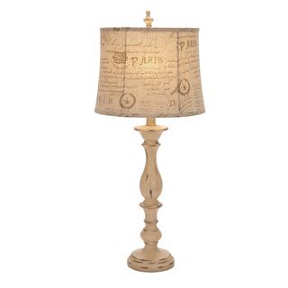 Polystone 34 inch Table Lamp