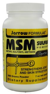 Jarrow Formulas   MSM Sulfur Powder 1000 mg.   7 oz.