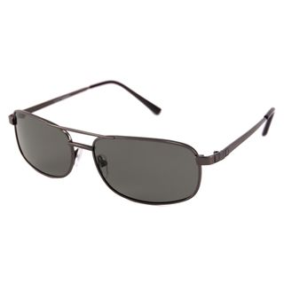 Alta Vision Mens Zuma Gunmetal/polarized Grey Aviator Sunglasses