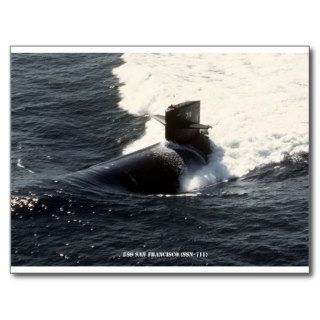 USS SAN FRANCISCO (SSN 711) POSTCARDS
