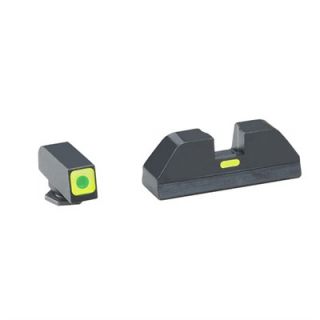 Cap Sight Set For Glock   Gl614  Cap Set Green For Glock