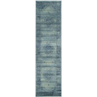 Safavieh Vintage Turquoise Viscose Rug (22 X 8)