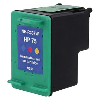 Basacc Remanufactured Inkjet Cb337wn No.75 Ink Cartridge For Hp Officejet J6410