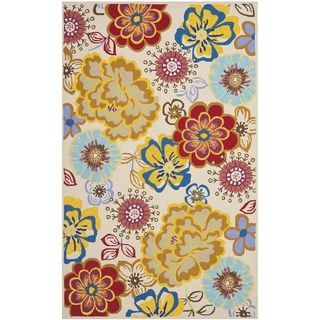 Safavieh Four Seasons Stain Resistant Hand hooked Ivory Rug (8 X 10)