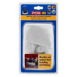Ryobi 8 in.   10 in. Buffing and Polishing Bonnets A38BB02