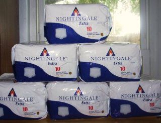 Nightingale Extra Adult Briefs   Extra Large (XL), 60 Count (Pack of 6) Diapers Health & Personal Care