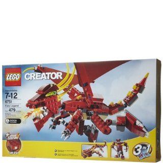 Lego Creator Fiery Legend Set 6751 479 Pieces Toys & Games