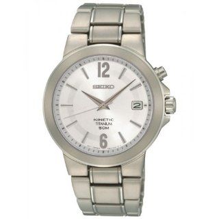 Seiko Titanium Bracelet Silver Dial Men's watch #SKA479P1 Watches