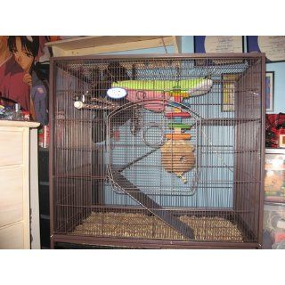 Prevue Pet Products Rat and Chinchilla Cage 495 Earthtone Dusted Rose, 31 Inch by 20 1/2 Inch by 40 Inch 