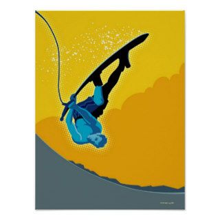 Wakeboarder Olley Print