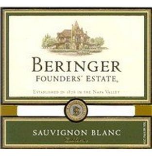 Beringer Sauvignon Blanc Founders Estate 2010 750ML Wine