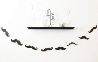 8 Mustache Moustache Banner Garland Gender Reveal Little Man Bash Photo Prop Photobooth Photo Booth Props Health & Personal Care