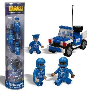 Best Lock Construction Tube Figures   Police Car Toys & Games