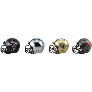 NFC South Division (4 pc.) Pocket Pro NFL Helmet Set  Sports Related Collectible Helmets  Sports & Outdoors
