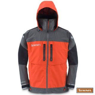 Simms ProDry GORE TEX Jacket XL Fury Orange  Fishing Equipment  Sports & Outdoors