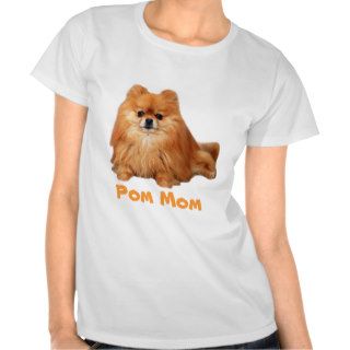 Pomeranian POM MOM Ladies T shirt